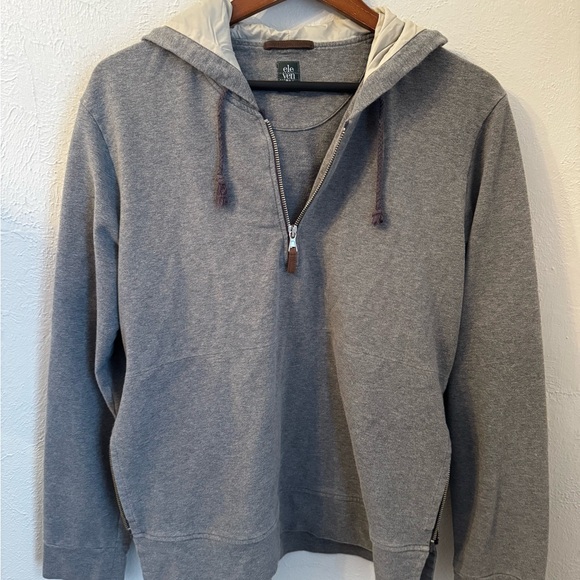 Eleventy Quarter-Zip Hoodie